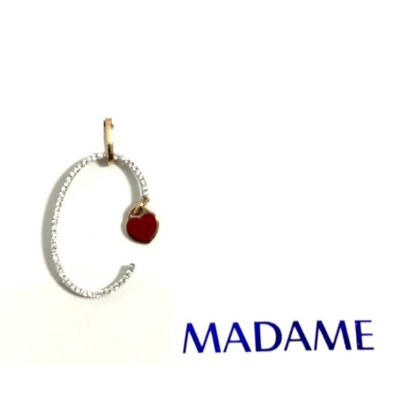 Lettera C Madame gioielli con diamanti | Gioielleria Caruso Napoli
