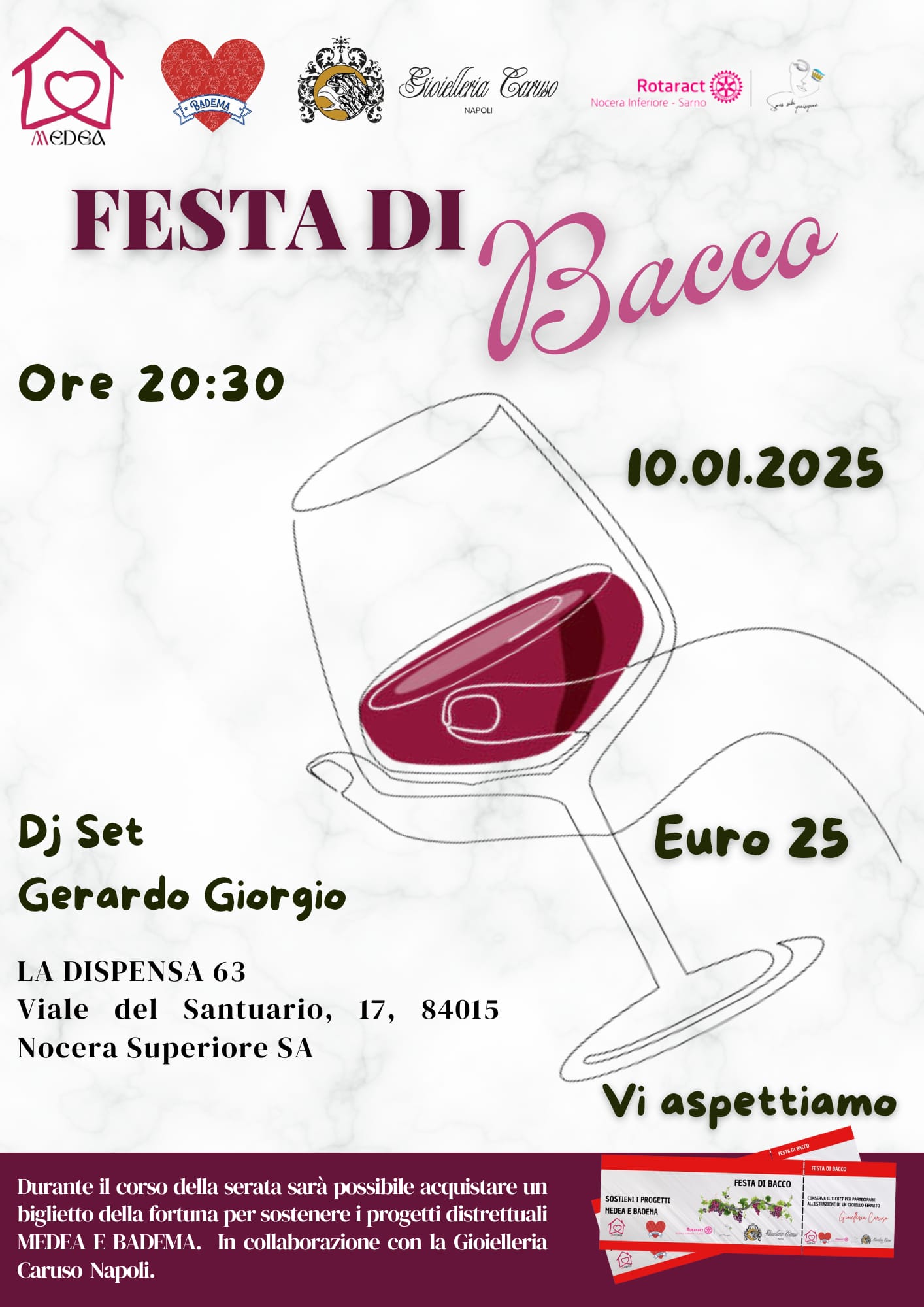 Gioielleria Caruso e Rotaract Insieme per Badema e Medea | Gioielleria Caruso Napoli