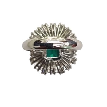 Anello Collezione Caruso con smeraldo e diamanti | Gioielleria Caruso Napoli