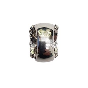 Anello fascia in oro Collezione Caruso con diamanti | Gioielleria Caruso Napoli