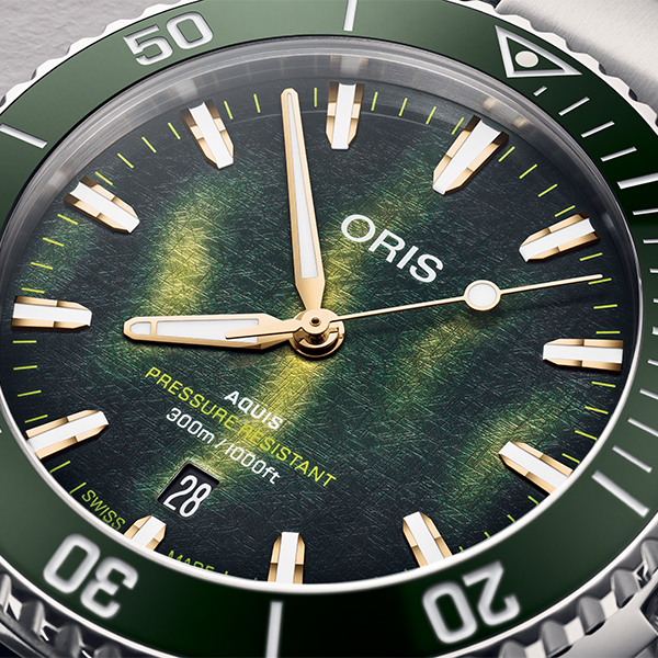 Oris Aquis Kelp Forest Limited Edition 01 733 7787 4187-Set | Gioielleria Caruso Napoli