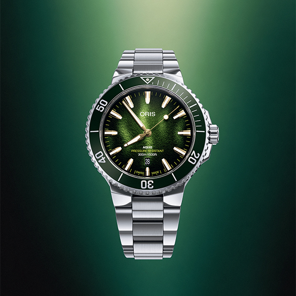 Oris Aquis Kelp Forest Limited Edition 01 733 7787 4187-Set | Gioielleria Caruso Napoli